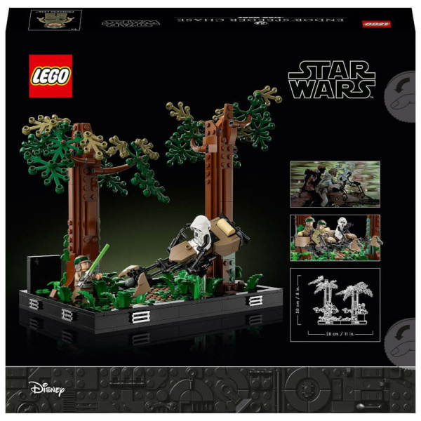 LEGO® Star Wars 75353 Verfolgungsjagd auf Endor – Diorama