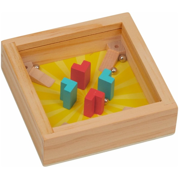 Holz-Geduldsspiel - Bunte Geschenke, sortiert (1 Stück)