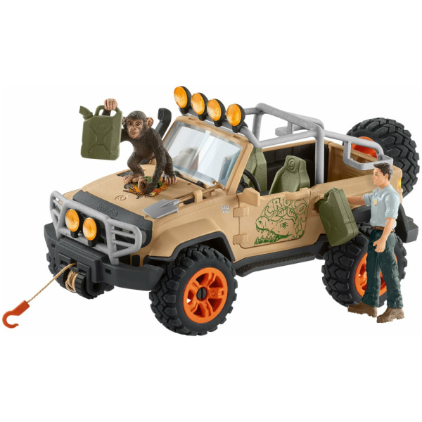 schleich® Wild Life 42410 Geländewagen mit Seilwinde