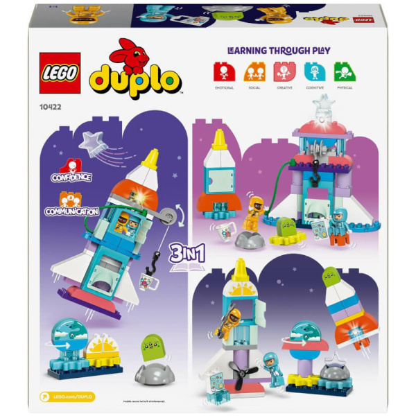 LEGO® Duplo 10422 3-in-1-Spaceshuttle für viele Abenteuer