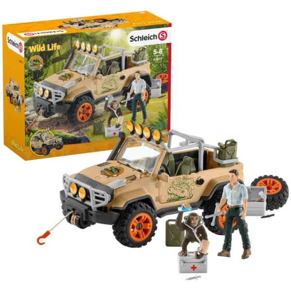 schleich® Wild Life 42410 Geländewagen mit Seilwinde