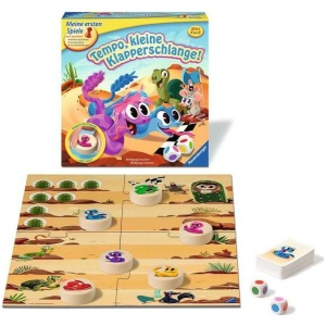 Ravensburger 20950 Tempo, kleine Klapperschlange! Lustige Kinderspiele Lustige Kinderspiele