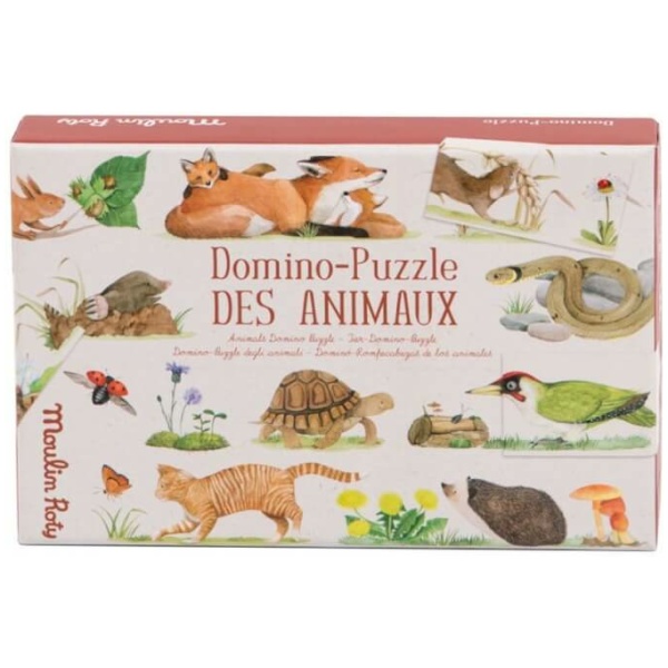 Domino Puzzle Tiere