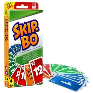 Mattel 523700 Skip-Bo, 2-6 Spieler, ca. 20 min, ab 7 Jahre