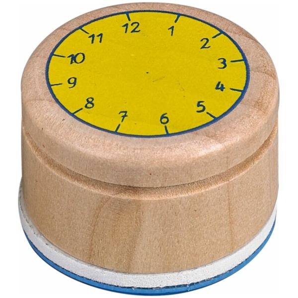 Stempel  Lern die Uhr  Bunte Geschenke