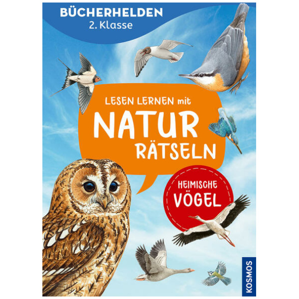 Hiller, Julia: Lesen lernen mit Naturrätseln, Bücherhelden 2. Klasse, heimische Vögel