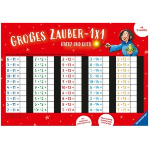 Zaubertafel: Großes Zauber-1x1: Kreuz und quer