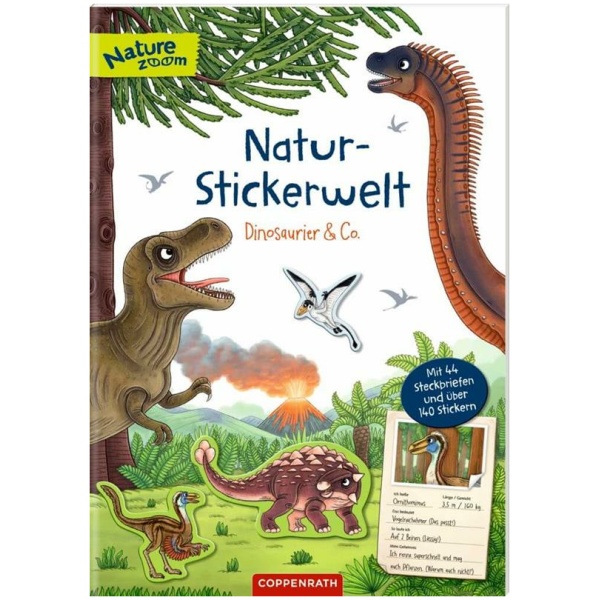 Natur-Stickerwelt - Dinosaurier & Co.