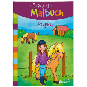 Mein schönstes Malbuch. Ponyhof