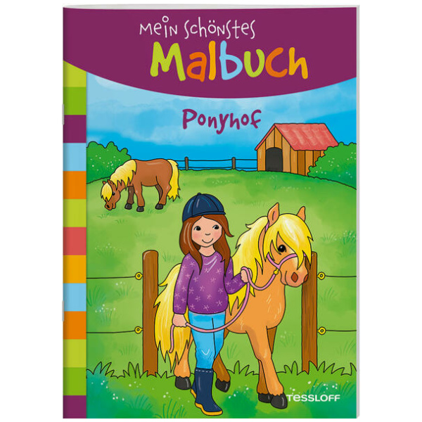 Mein schönstes Malbuch. Ponyhof