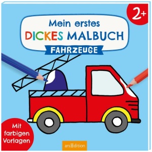 Mein erstes dickes Malbuch ab 2 – Fahrzeuge