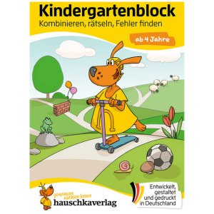 Maier, Ulrike: Kindergartenblock ab 4 Jahre - Kombinieren, rätseln, Fehler finden