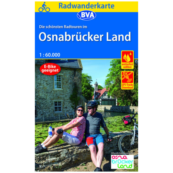 Radwanderkarte BVA Radwandern im Osnabrücker Land 1:60.000, reiß- und wetterfest, GPS-Tracks Download