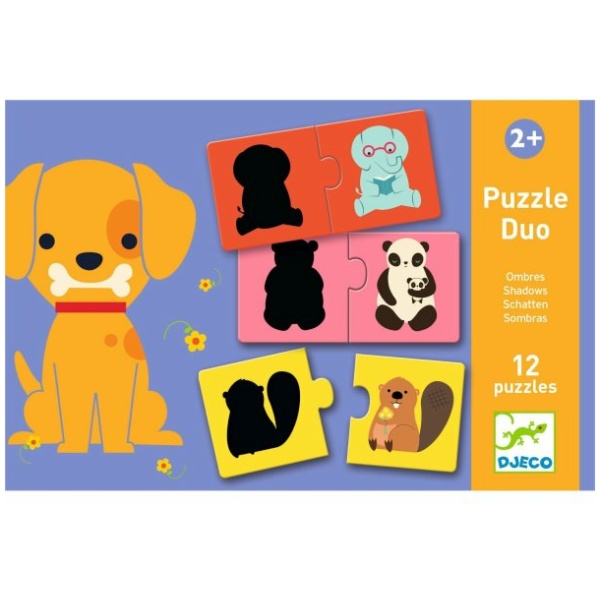 Lernspiele: Puzzle duo: Schatten