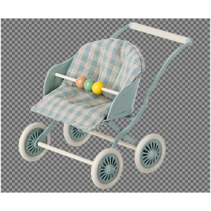 Maileg Stroller, Baby - Mint