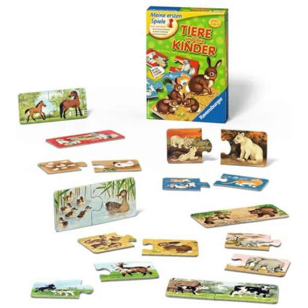 Ravensburger 21403 Tiere und ihre Kinder Lustige Kinderspiele Lustige Kinderspiele