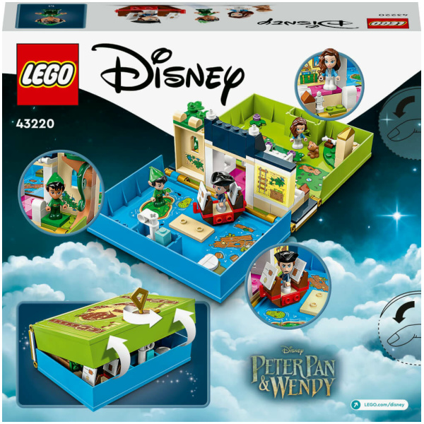 LEGO® Disney Classic 43220 Peter Pan & Wendy - Märchenbuch-Abenteuer