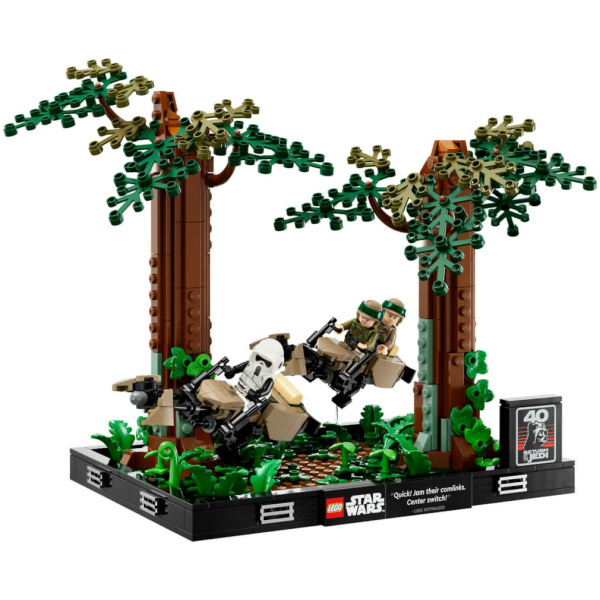 LEGO® Star Wars 75353 Verfolgungsjagd auf Endor – Diorama