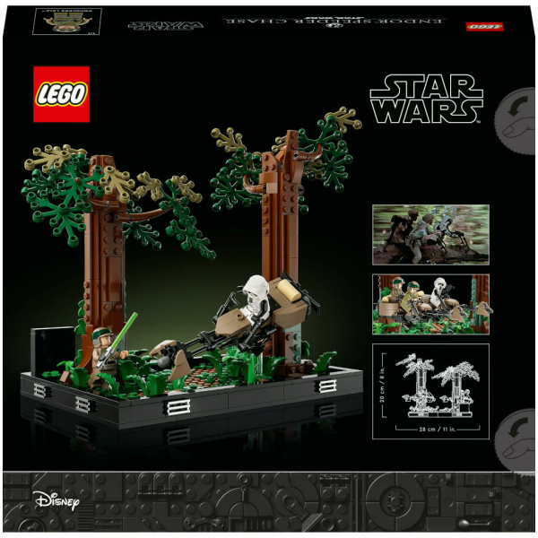 LEGO® Star Wars 75353 Verfolgungsjagd auf Endor – Diorama