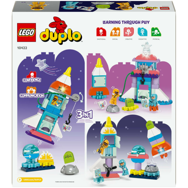 LEGO® Duplo 10422 3-in-1-Spaceshuttle für viele Abenteuer