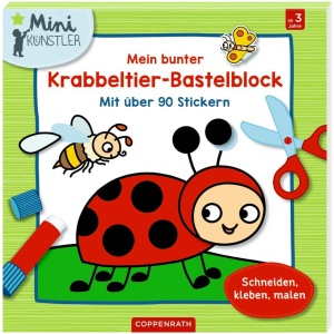 Mein bunter Krabbeltier-Bastelblock