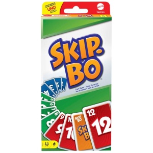 Mattel 523700 Skip-Bo, 2-6 Spieler, ca. 20 min, ab 7 Jahre