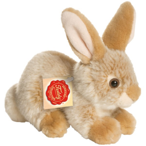 Teddy Hermann Hase sitzend, beige, ca. 18 cm