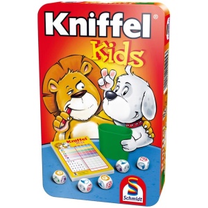 Schmidt Spiele Kniffel Kids Mitbringspiel in der Metalldose