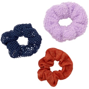 Scrunchies I LOVE HORSES,3er Pack 2fach sortiert