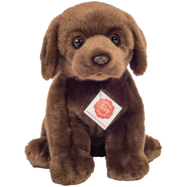 Teddy Hermann Labrador sitzend dunkelbraun 25 cm