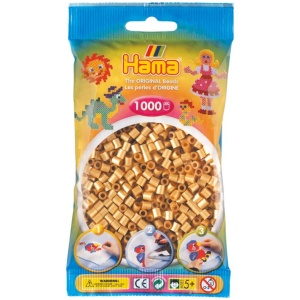 Hama® Bügelperlen Midi - Gold 1000 Perlen