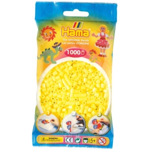 Hama® Bügelperlen Midi - Pastell Gelb 1000 Perlen