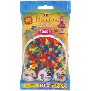 Hama® Bügelperlen Midi - Neon Mix 1000 Perlen