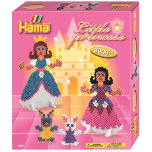 Hama® Bügelperlen Midi - Geschenkpakung Prinzessin -1 Stiftplatte Prinzessin, 300