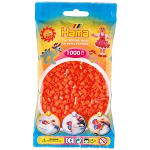 Hama® Bügelperlen Perlen, orange, 1.000 Stück