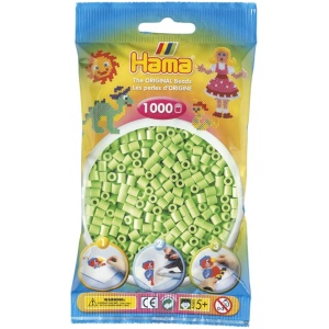 Hama® Bügelperlen Midi - Pastell Grün 1000 Perlen