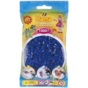 Hama® Bügelperlen Midi - Blau 1000 Perlen