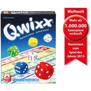 NSV Qwixx, nominiert zum Spiel des Jahres 2013