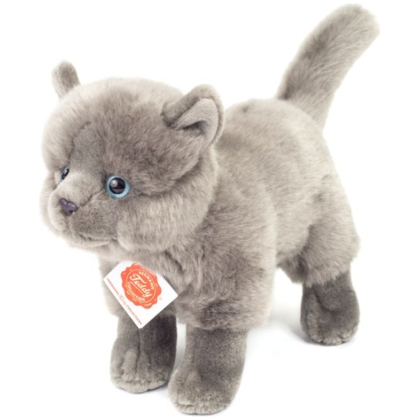 Teddy Hermann Kartäuser Katze stehend 20 cm