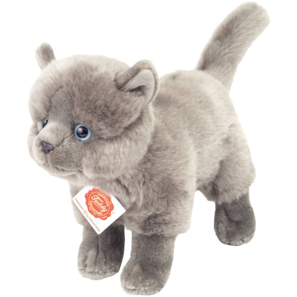 Teddy Hermann Kartäuser Katze stehend 20 cm