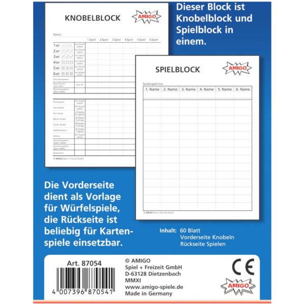 Spiel- & Knobelblock