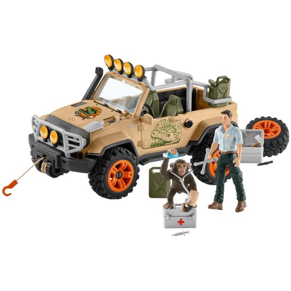 schleich® Wild Life 42410 Geländewagen mit Seilwinde