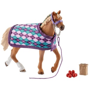 schleich® Horse Club 42360 Englisches Vollblut mit Decke