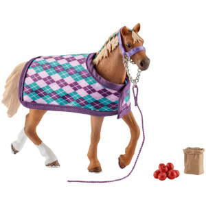 schleich® Horse Club 42360 Englisches Vollblut mit Decke