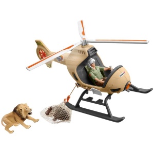 schleich® Wild Life 42476 Helikopter Tierrettung