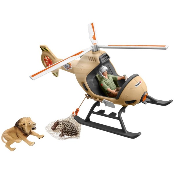 schleich® Wild Life 42476 Helikopter Tierrettung