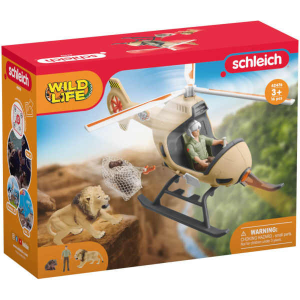 schleich® Wild Life 42476 Helikopter Tierrettung