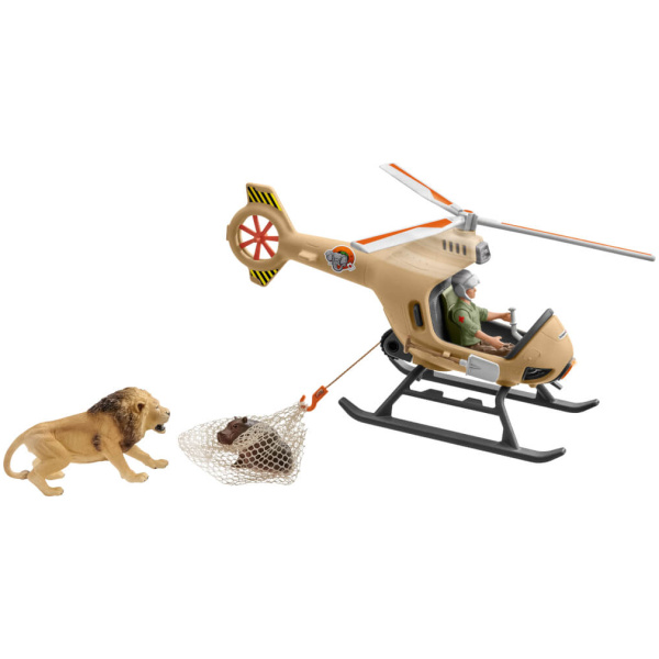 schleich® Wild Life 42476 Helikopter Tierrettung