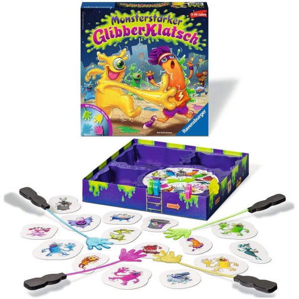 Ravensburger 21353 Monsterstarker GlibberKlatsch Lustige Kinderspiele Lustige Kinderspiele