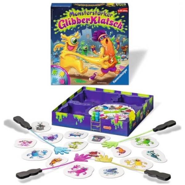 Ravensburger 21353 Monsterstarker GlibberKlatsch Lustige Kinderspiele Lustige Kinderspiele